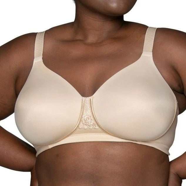 Vanity Fair Lingerie Beauty Back Smoother Bra Womens 44DD Beige Full-Figure