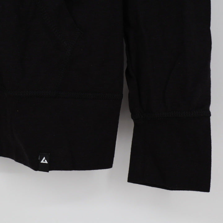 AMERICAN GIANT Black Full Zip Hoodie Sweatshirt Athletic Size S Made in USA