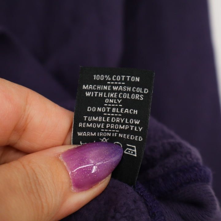 American Giant Hoodie Women Small Purple Fleece Lined Relaxed Classic Full Zip