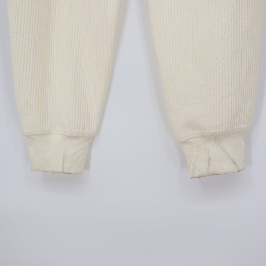 DSG Womens So Soft Ottoman Jogger Light Cream Ribbed Pants Size L