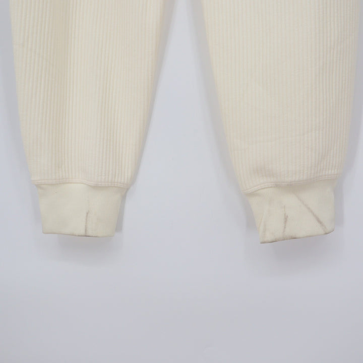 DSG Womens So Soft Ottoman Jogger Light Cream Ribbed Pants Size L