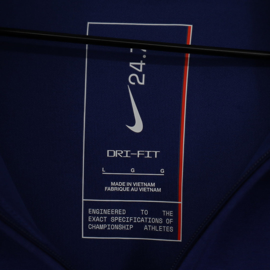 Nike Mens Dri-FIT 24.7 Training Half Zip Pullover Royal Blue Large
