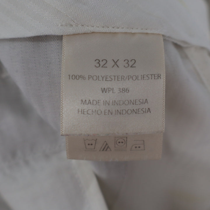Kenneth Cole Reaction Mens Tan Khaki Dress Pants Flat Front 32x32