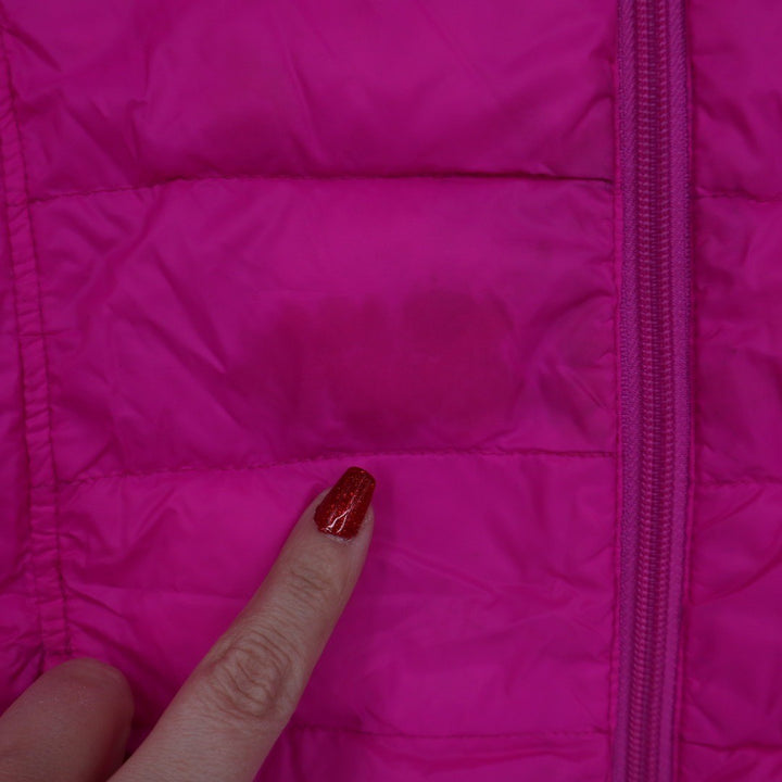 HEAT Lightweight Puffer Jacket Pink Full Zip M Down Feather Blend