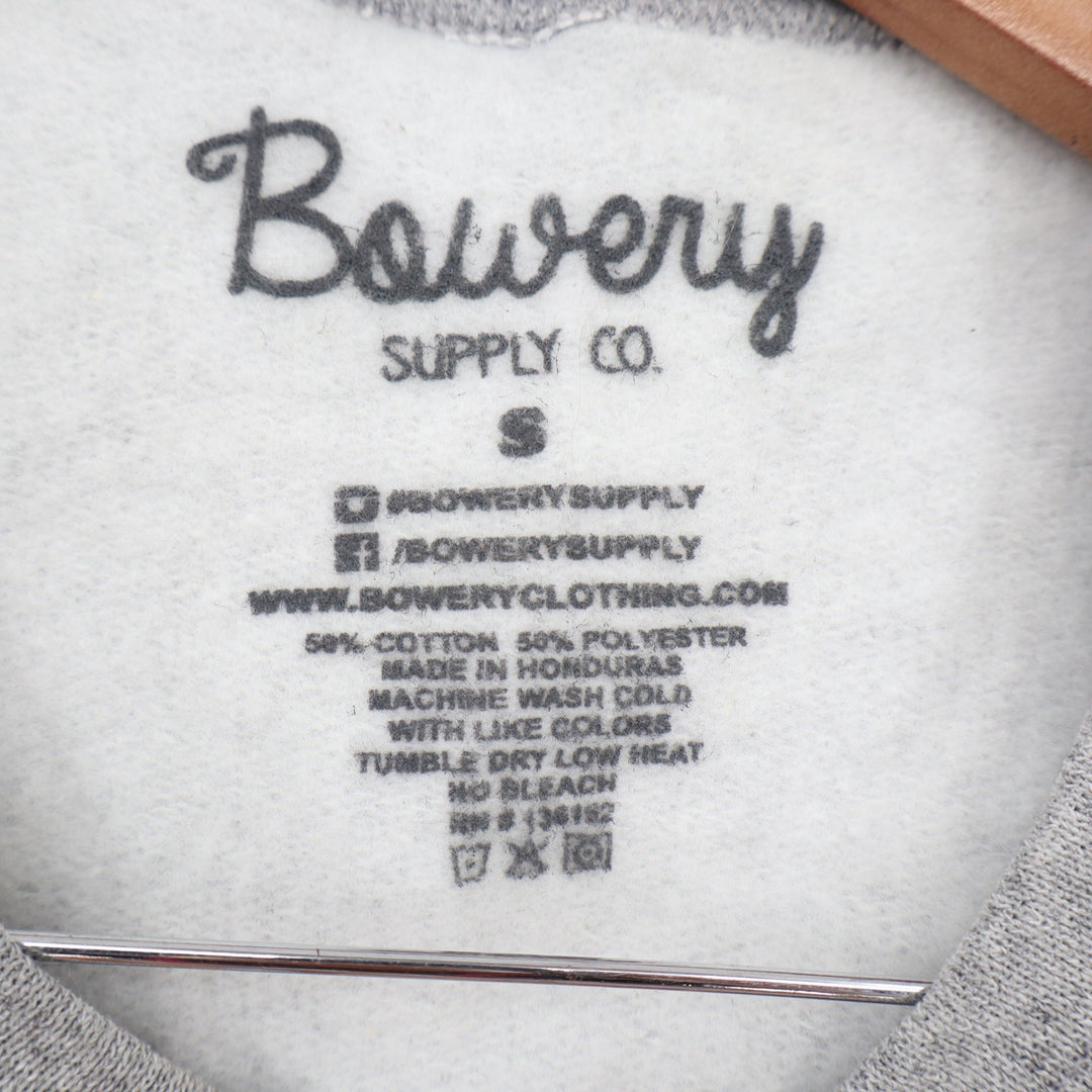 Bowery Supply Co Sweatshirt Mens S Free Your Mind Celestial Gray Graphic Exc