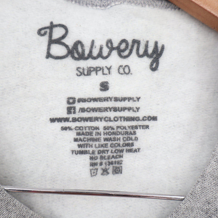 Bowery Supply Co Sweatshirt Mens S Free Your Mind Celestial Gray Graphic Exc