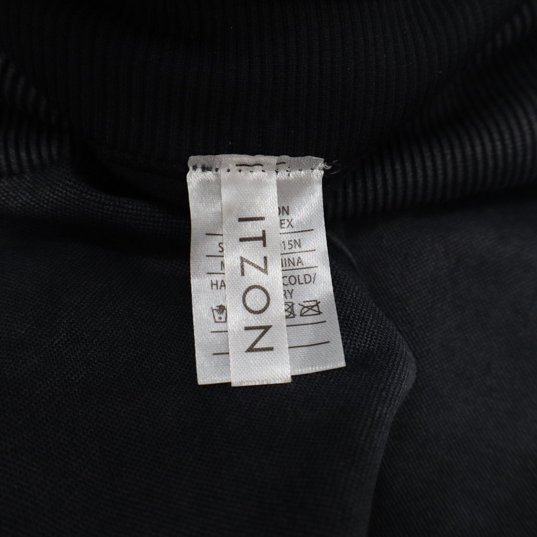 ITZON Womens Black High Waisted Ribbed Seamless Biker Shorts Size S