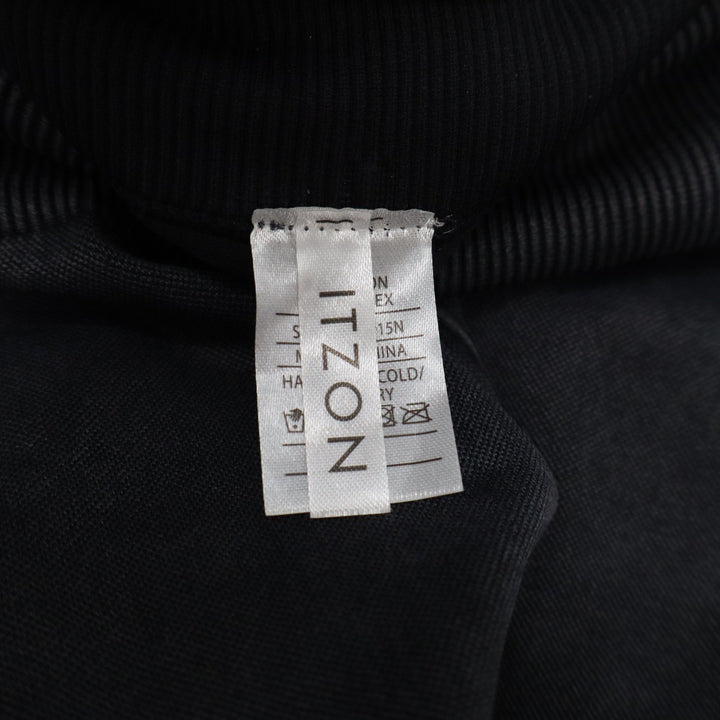 ITZON Womens Black High Waisted Ribbed Seamless Biker Shorts Size S
