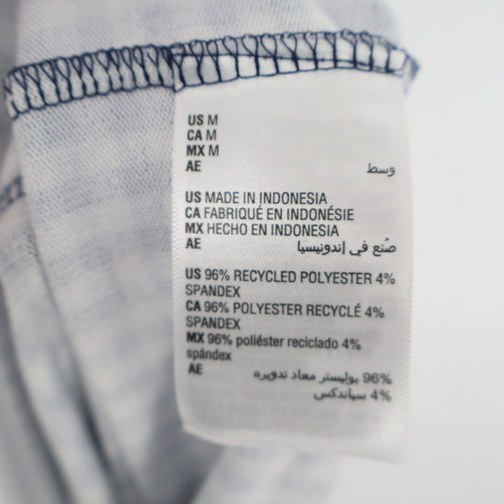 Charter Club Intimates Pajama Top Womens Medium Blue Gingham Check Henley Neck