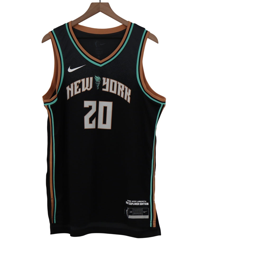 Nike New York Liberty Sabrina Ionescu 20 Explorer Edition WNBA Jersey Black L
