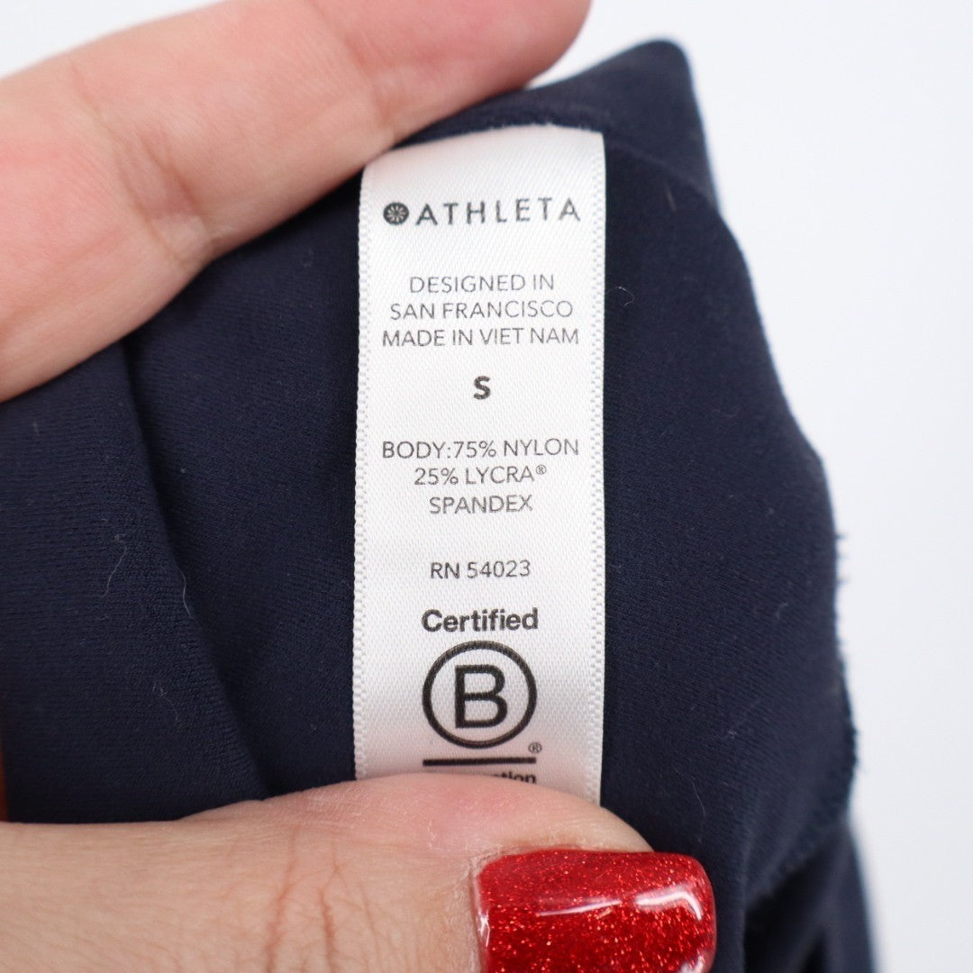 Athleta Salutation Jogger Legging Womens Small Navy Stretch High Waist Active