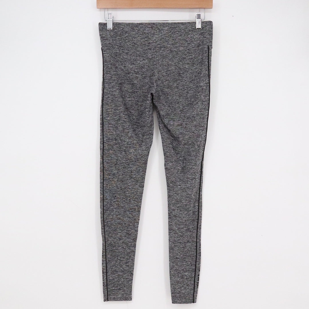PINK Victoria's Secret Yoga Leggings Grey Space Dye Logo Tape XS