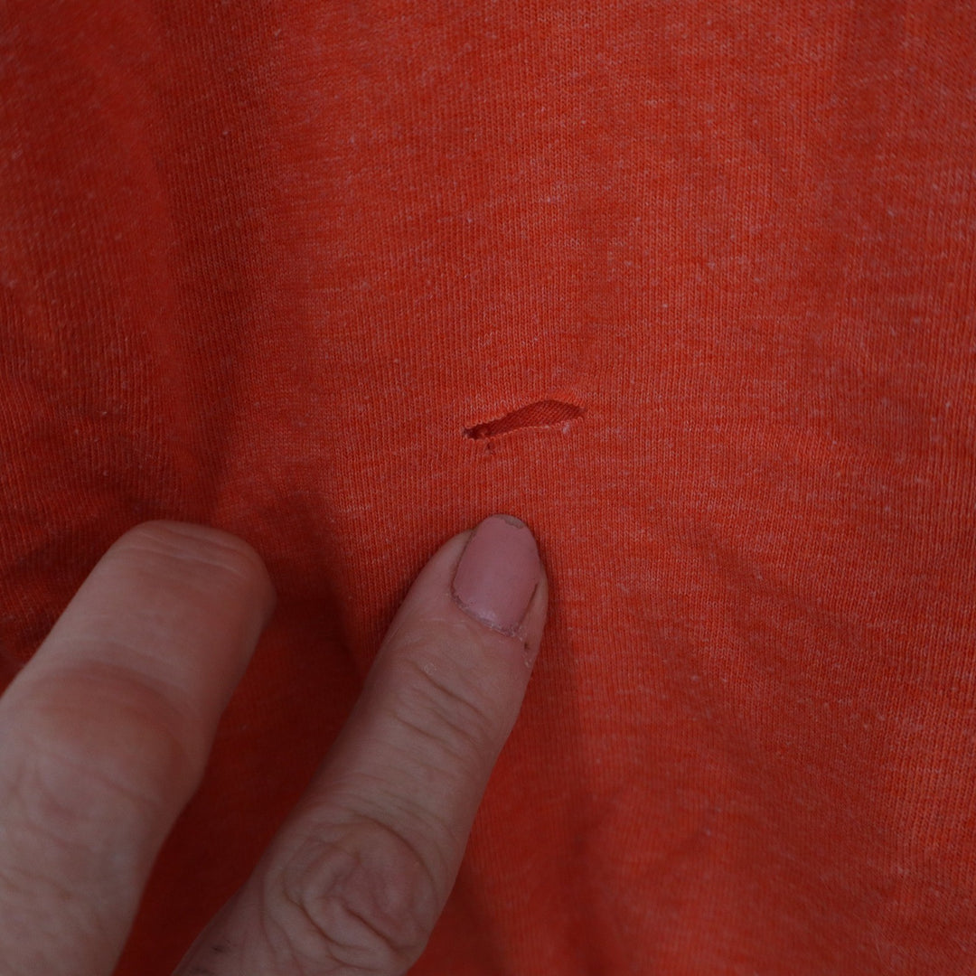 The North Face Mens XL Orange Heathered Graphic T-Shirt Never Stop Exploring