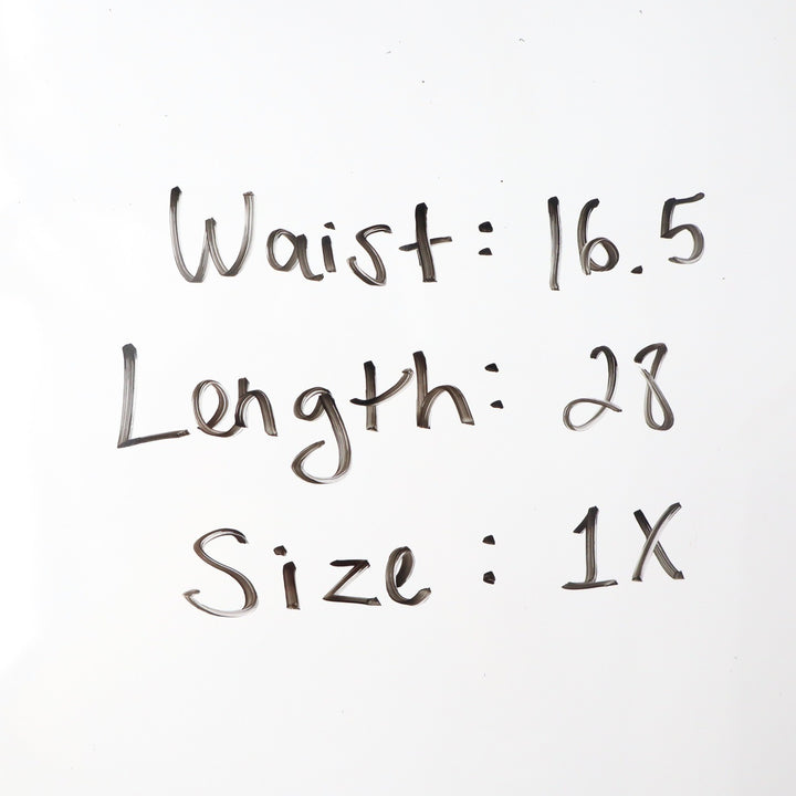 Naked Wardrobe Black Midi Pencil Skirt Plus Size 1X Bodycon Stretch