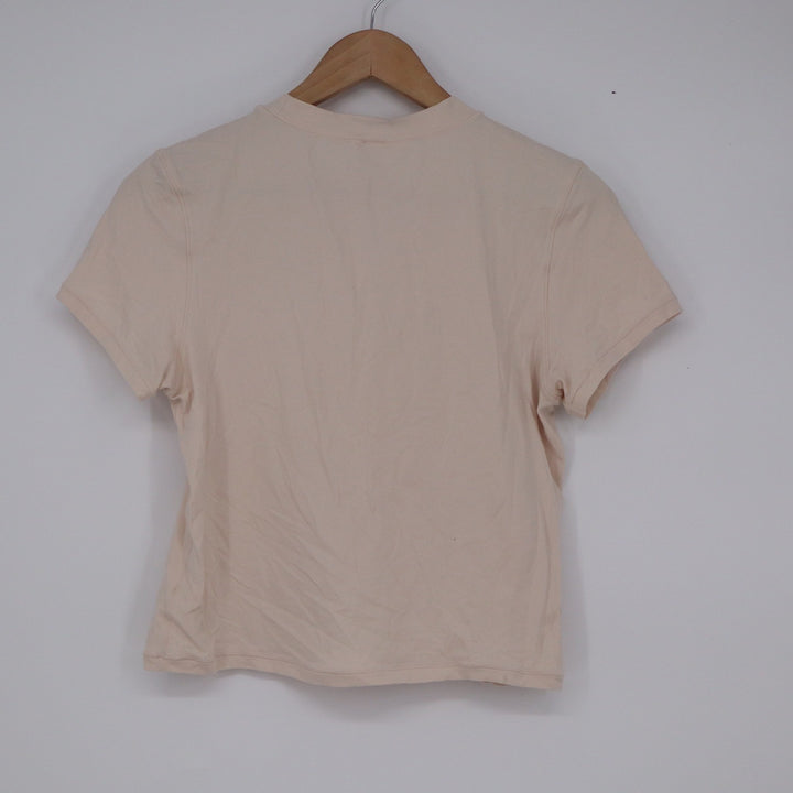 Target Women Peach Pink Short Sleeve Crewneck T-Shirt Size S