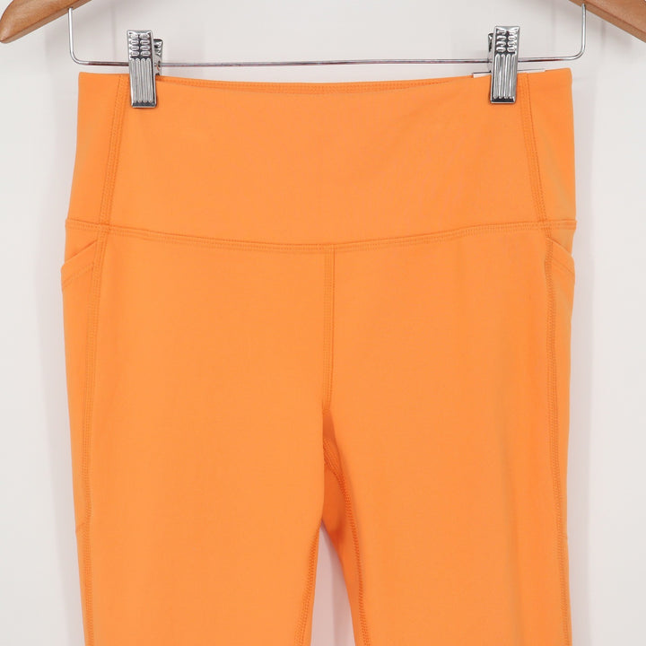 DSG Momentum 7/8 Leggings Womens Small Vintage Orange High Waisted Pockets NEW