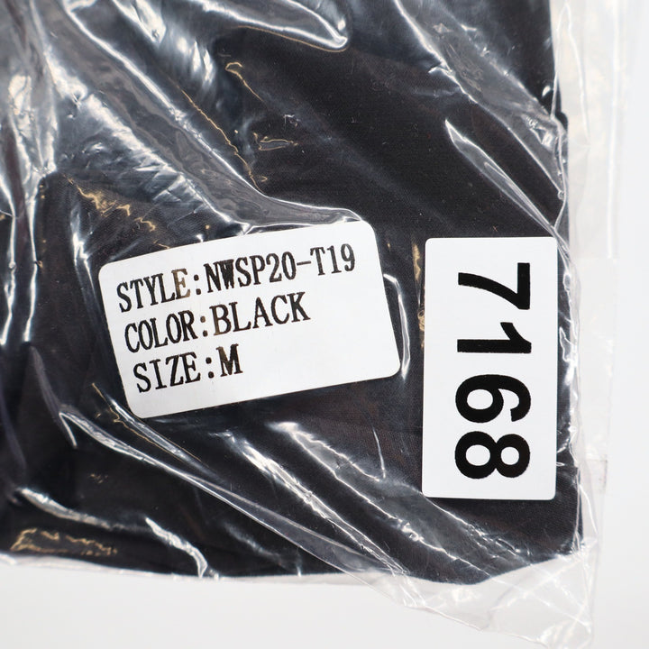 Naked Wardrobe The Statement Black Balloon Sleeve Crop Top NWSP20-T19 Mens M