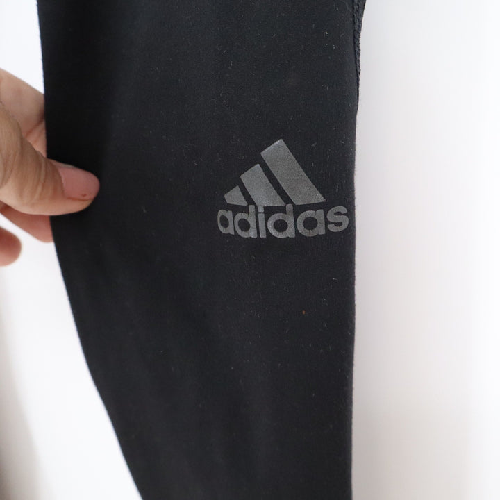 Adidas Aeroready Womens Running Leggings Black High Rise Reflective Size S