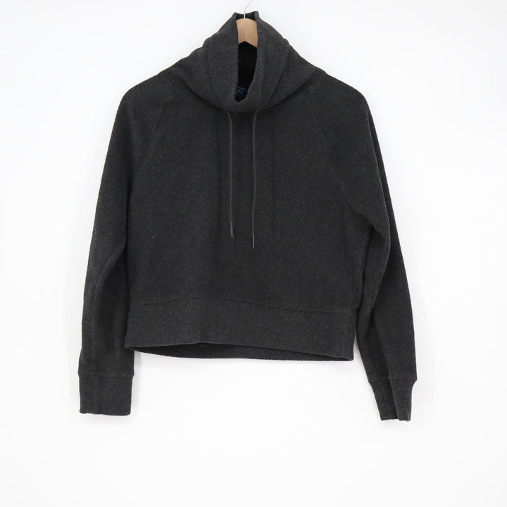 Old Navy Go-Warm Fleece Funnel Neck Pullover Sweatshirt Gray XS
