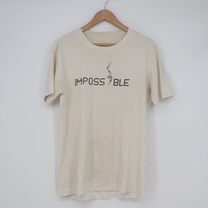 VMware 20th Anniversary Impossible Graphic T-Shirt Mens Medium Cream Tech Tee