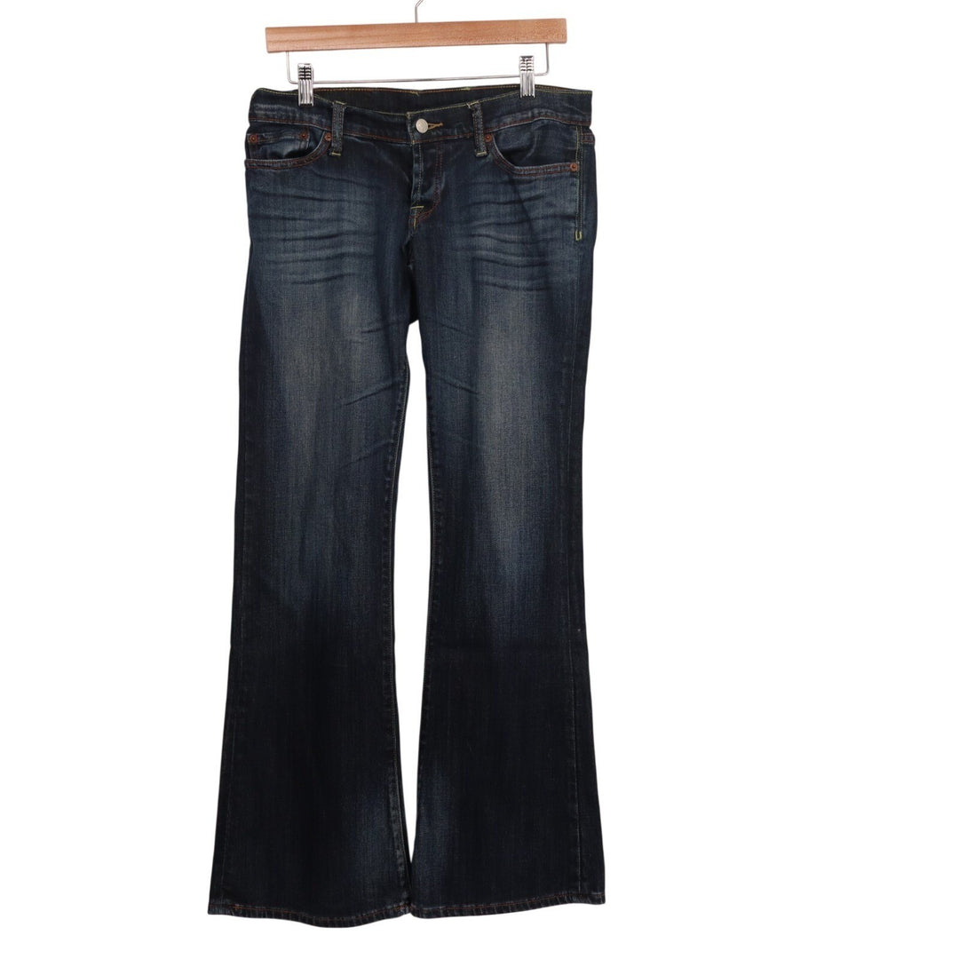 Lucky Brand Bootcut Jeans Womens 4/27 Blue Denim Cotton Stretch Zip Fly Low Rise