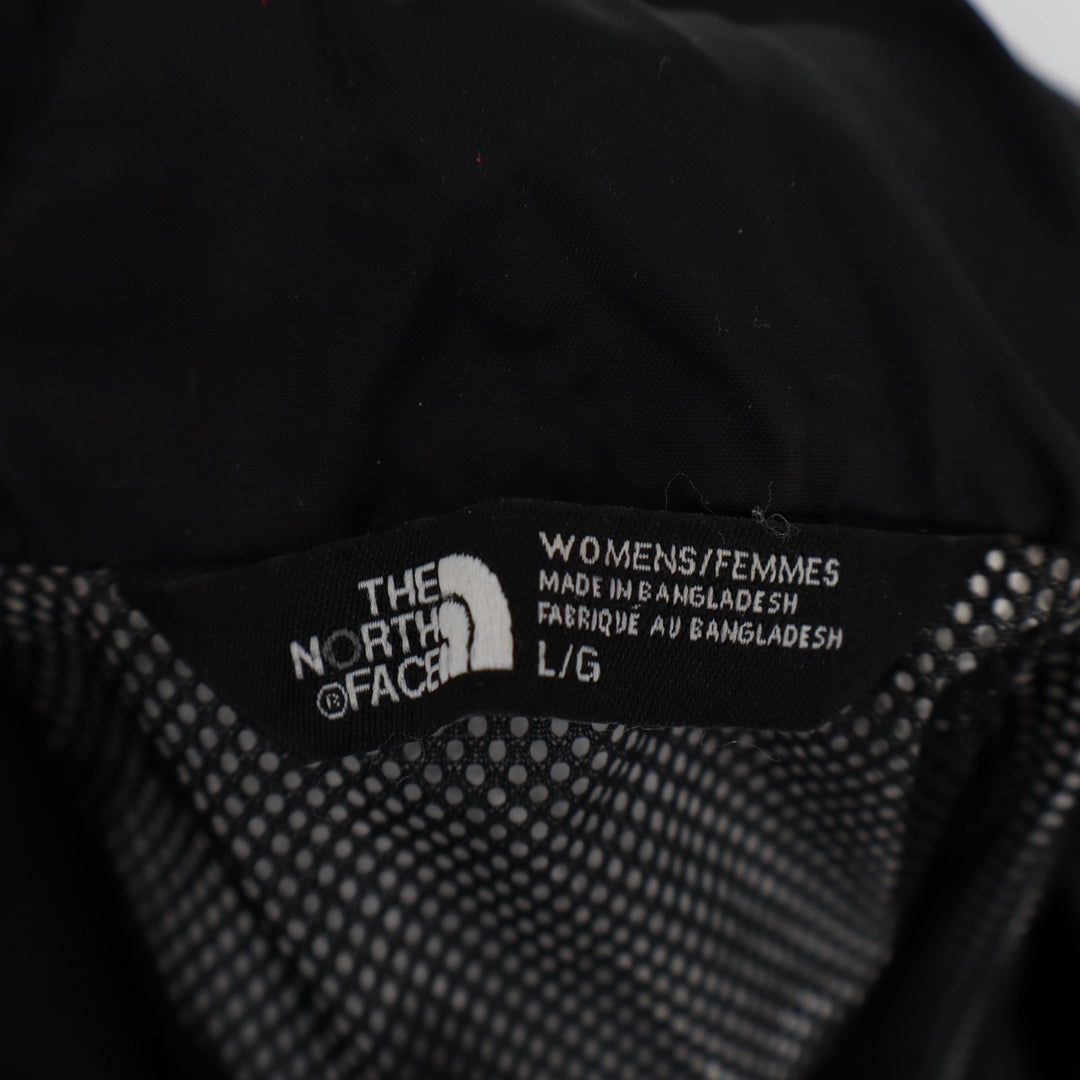 The North Face Jacket Womens Large Black Hooded Windbreaker Outdoor Full Zip