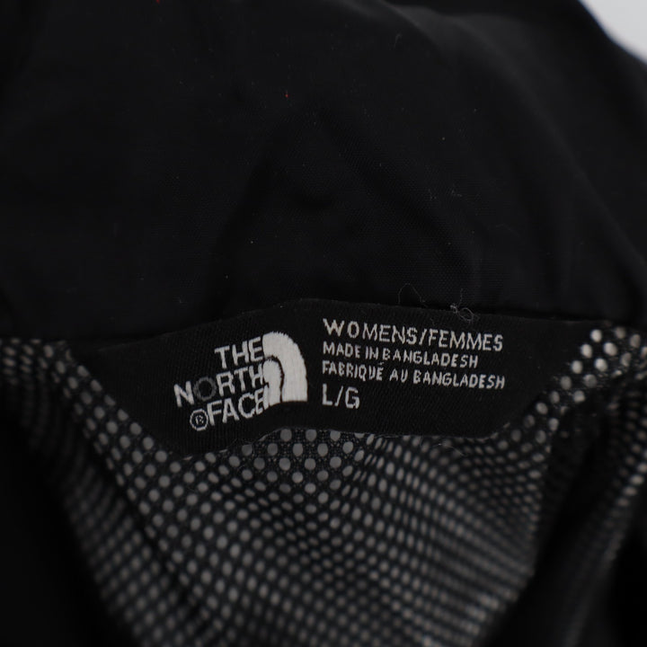 The North Face Jacket Womens Large Black Hooded Windbreaker Outdoor Full Zip