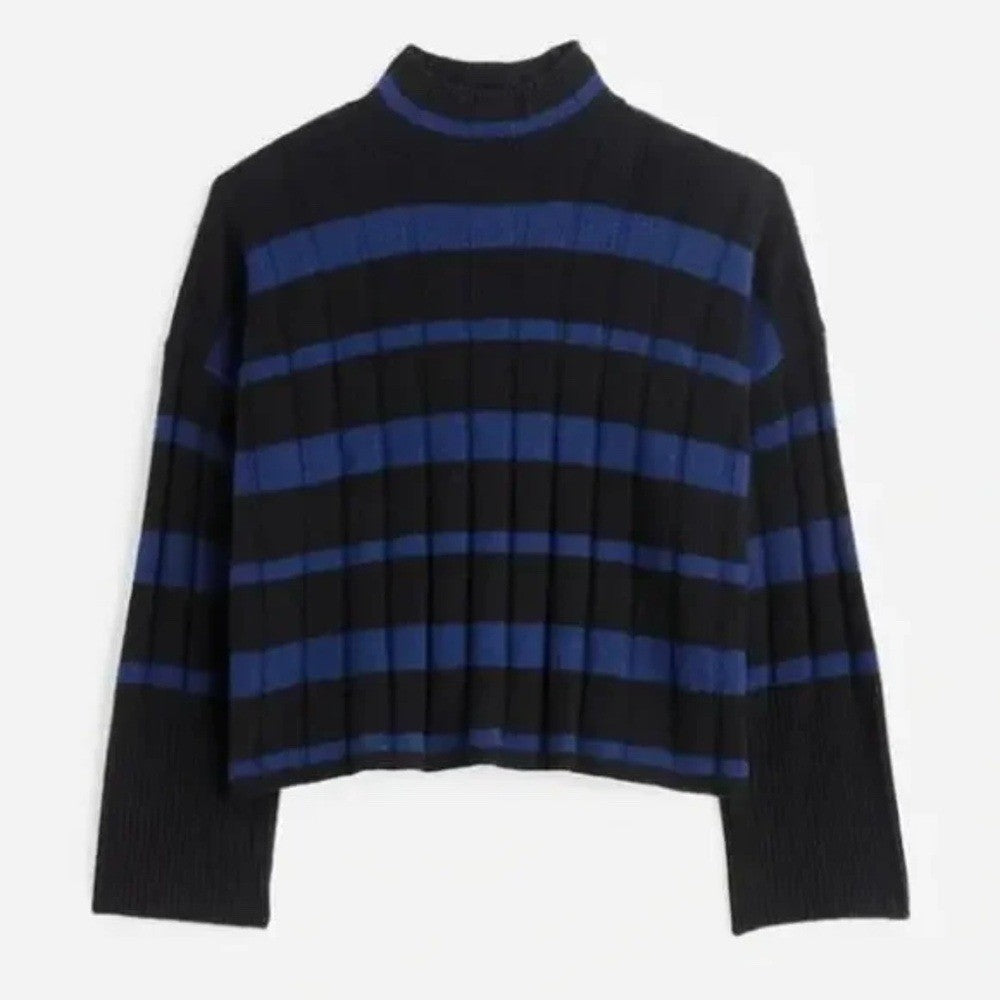 Madewell Ribbed Cashmere-Wool Blend Pullover Sweater Size XXS