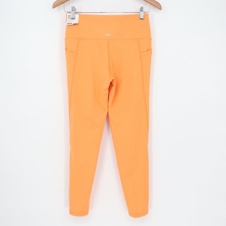 DSG Momentum 7/8 Leggings Womens Small Vintage Orange High Rise Pockets