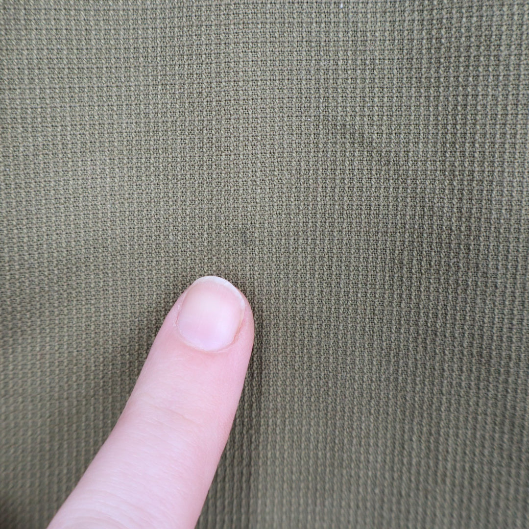 Goodthreads Shirt Mens Large Olive Green Cotton Long Sleeve Slim Fit Button Up