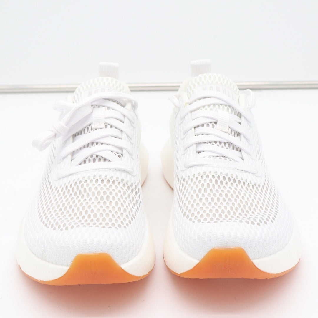 NOBULL SC Runner White Gum Mesh Athletic Training Shoes Womens 9 Mens 7.5 NEW