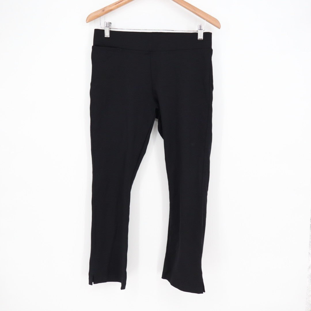 American Giant Pants Womens 10 Black Stretch Pockets Made In USA
