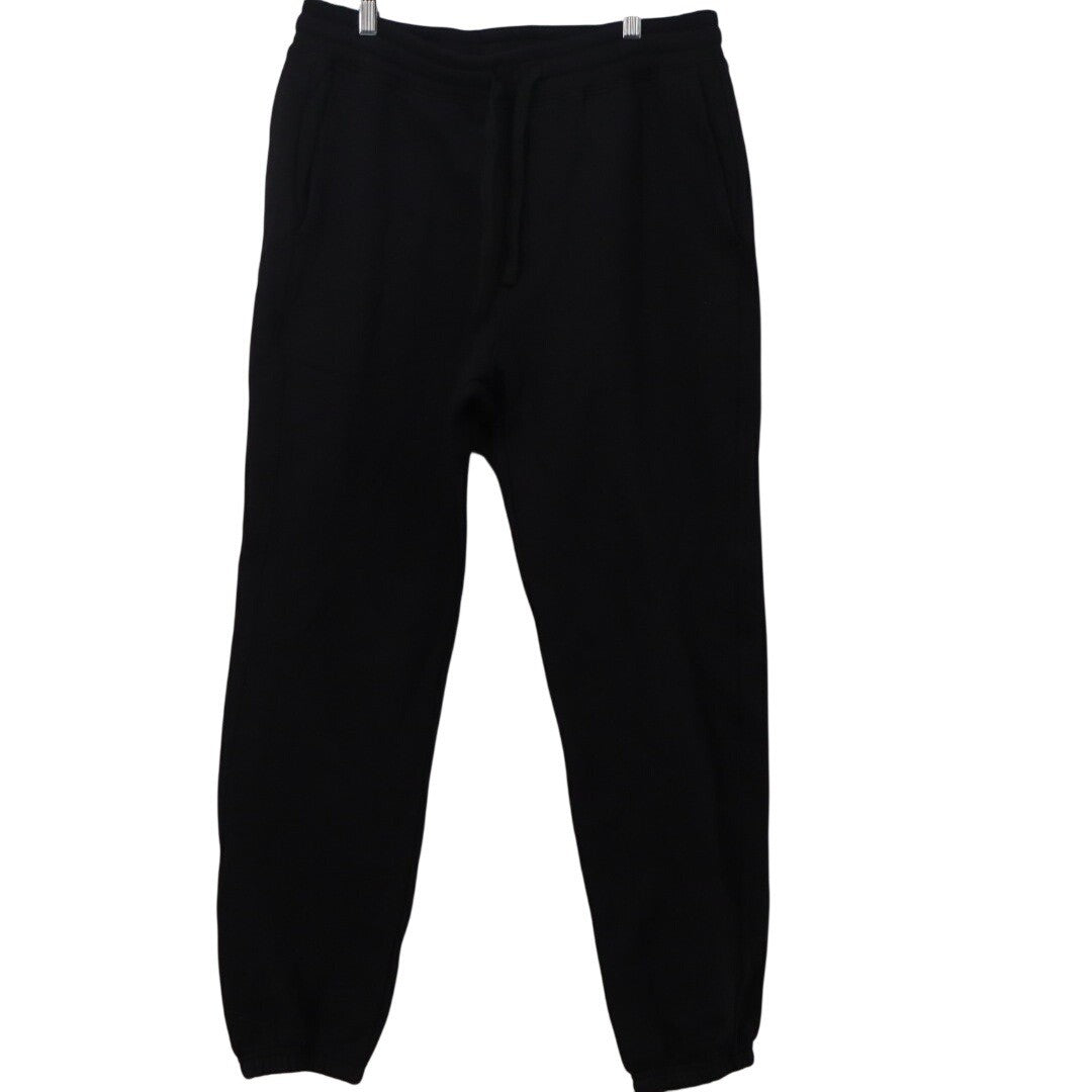 American Giant Classic Sweatpants Mens Medium Black Tapered Leg Cotton Jogger