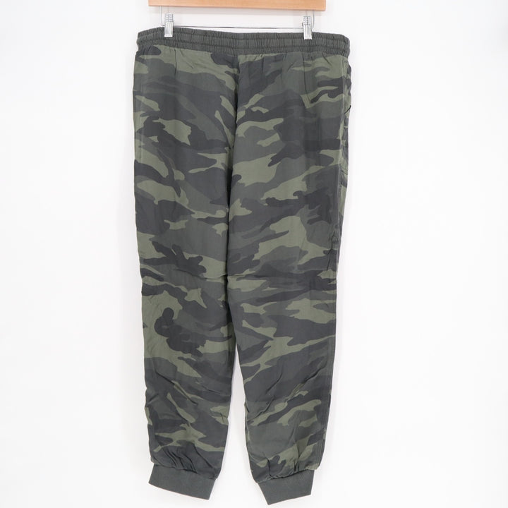 Splendid Jogger Pants Womens XL Multi Camo Ribbed Slash Pockets Drawstring Waist
