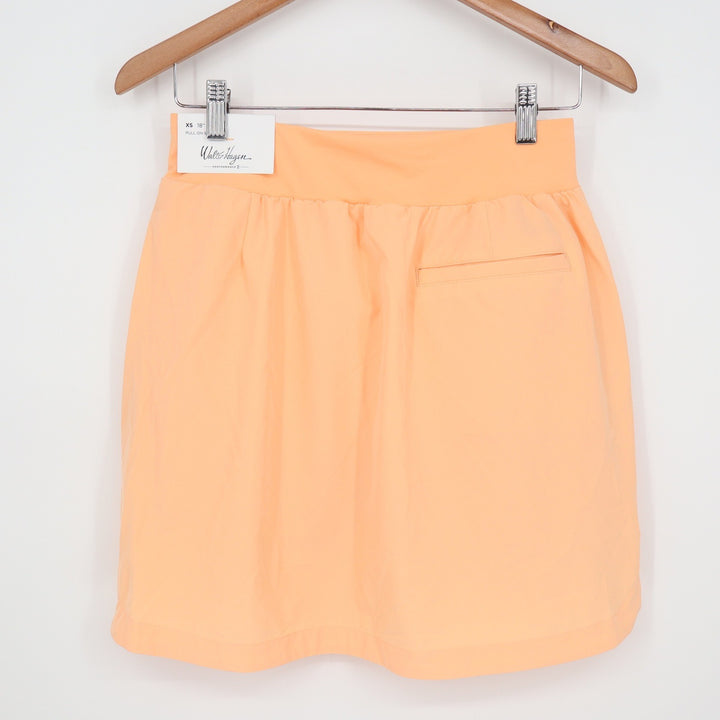 Walter Hagen P11 18" Lightweight Core Skort Peach Fuzz XS Golf Skirt