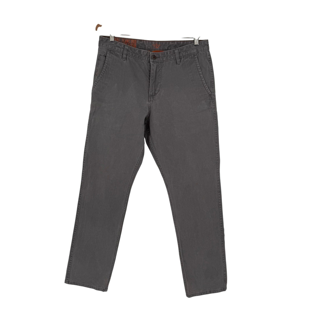 Dockers Athletic Fit Mens Pants Gray Size 32x32 Flat Front Chinos Casual