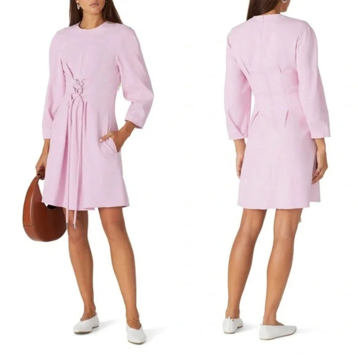 Tibi Chalky Drape Corset Dress Size 2