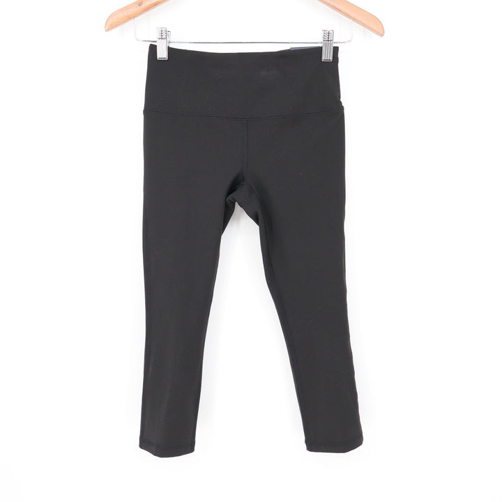 DSG Womens Momentum High Rise Capri Leggings Pure Black XS