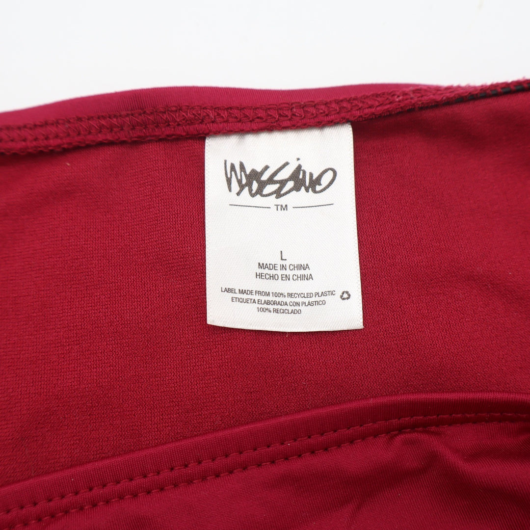 Mossimo Burgundy Red Double Strap Side Bikini Bottoms Size L