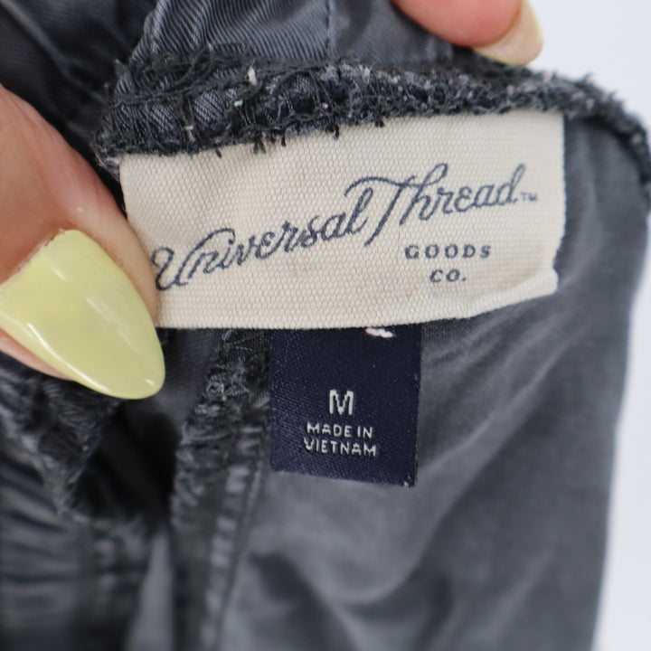 Universal Thread Womens Gray Lyocell Utility Shorts Elastic Waist Size M