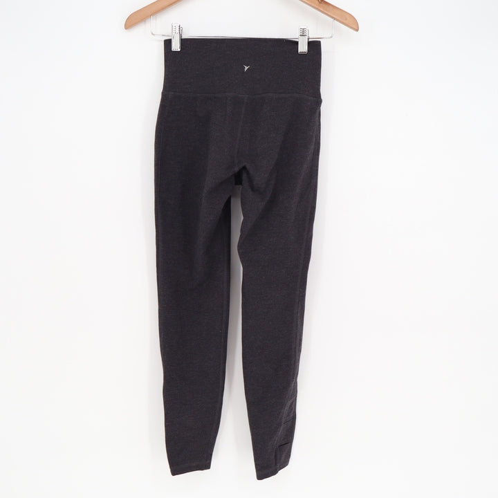 Old Navy Active Balance Leggings Womens Small Charcoal Gray Go-Dry High Waisted