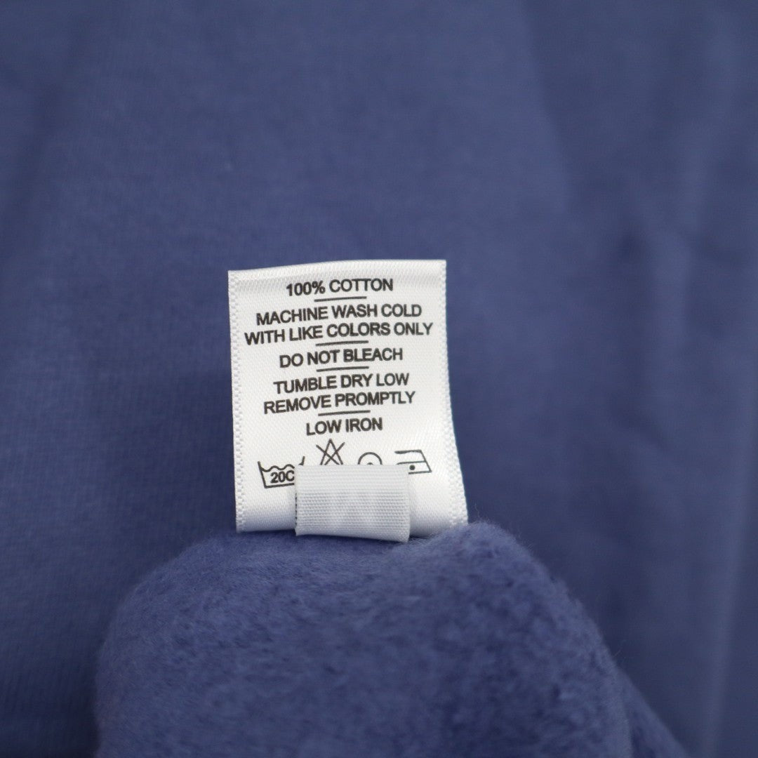 American Giant Midweight Sweatshirt Mens M Blue Cotton Fleece Lined Pullover