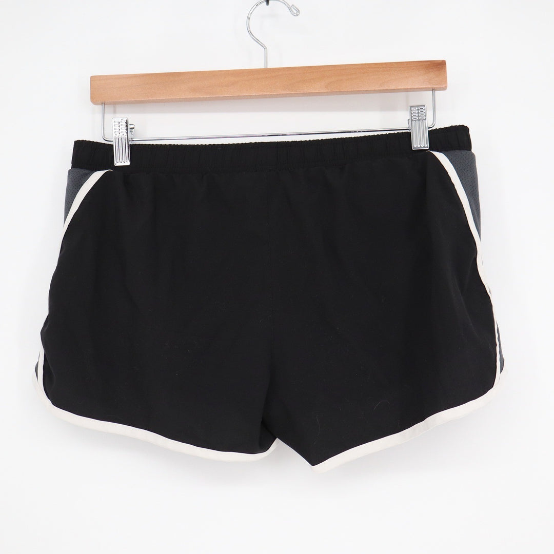 Old Navy Active Womens Black Dolphin Running Shorts Grey Mesh Trim Size Small P