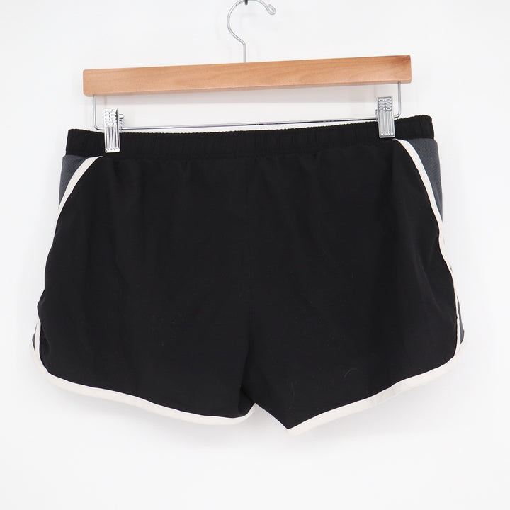 Old Navy Active Womens Black Dolphin Running Shorts Grey Mesh Trim Size Small P