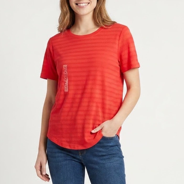 DSG Movement Seamless Tee Lightning Red Womens XL Short Sleeve NEW