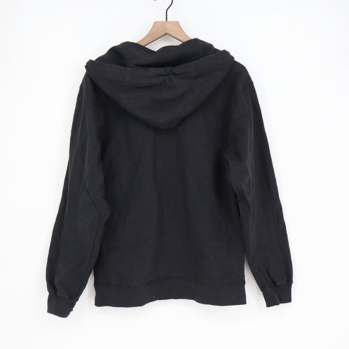 American Giant Relaxed Classic Full Zip Hoodie Mens Small Black Fleece Lined