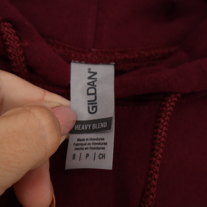 Gildan Heavy Blend Maroon Garnet Valley Gymnastics Hoodie Small GVG Graphic