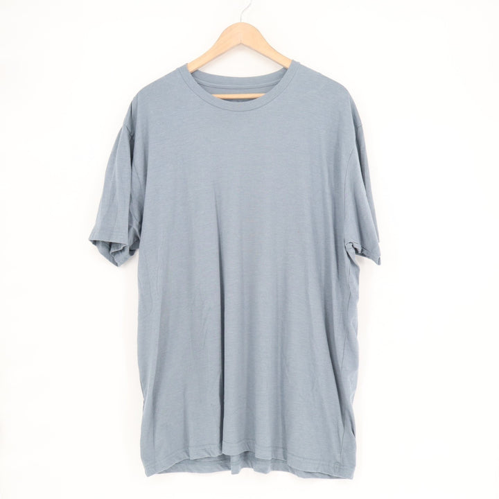 Fresh Clean Tees T-Shirt Mens 2XL Teal Cotton Short Sleeve Crew Neck Pullover