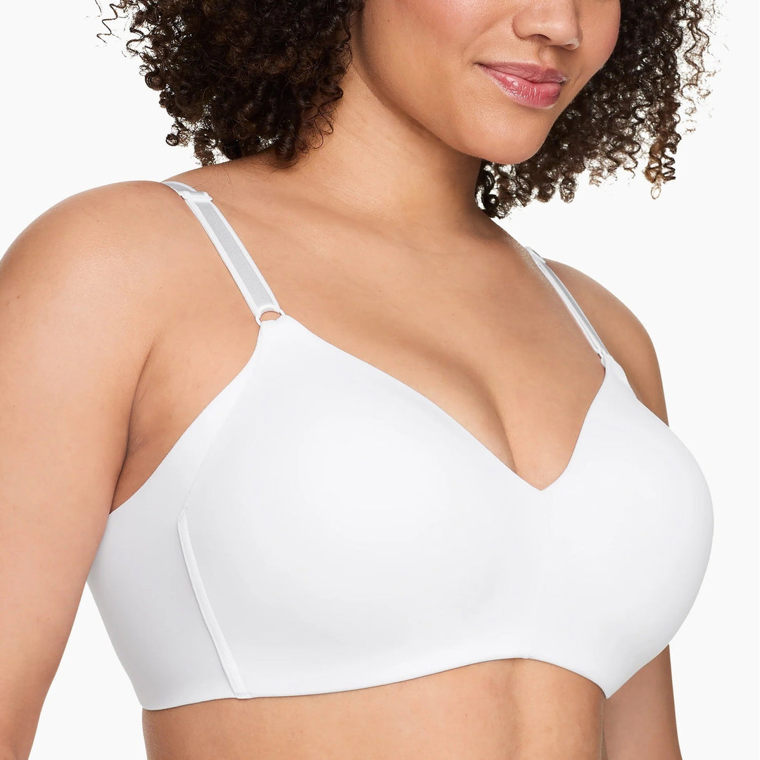 Warners No Side Effects Seamless Underwire Lightly Lined T Shirt Bra 36B White