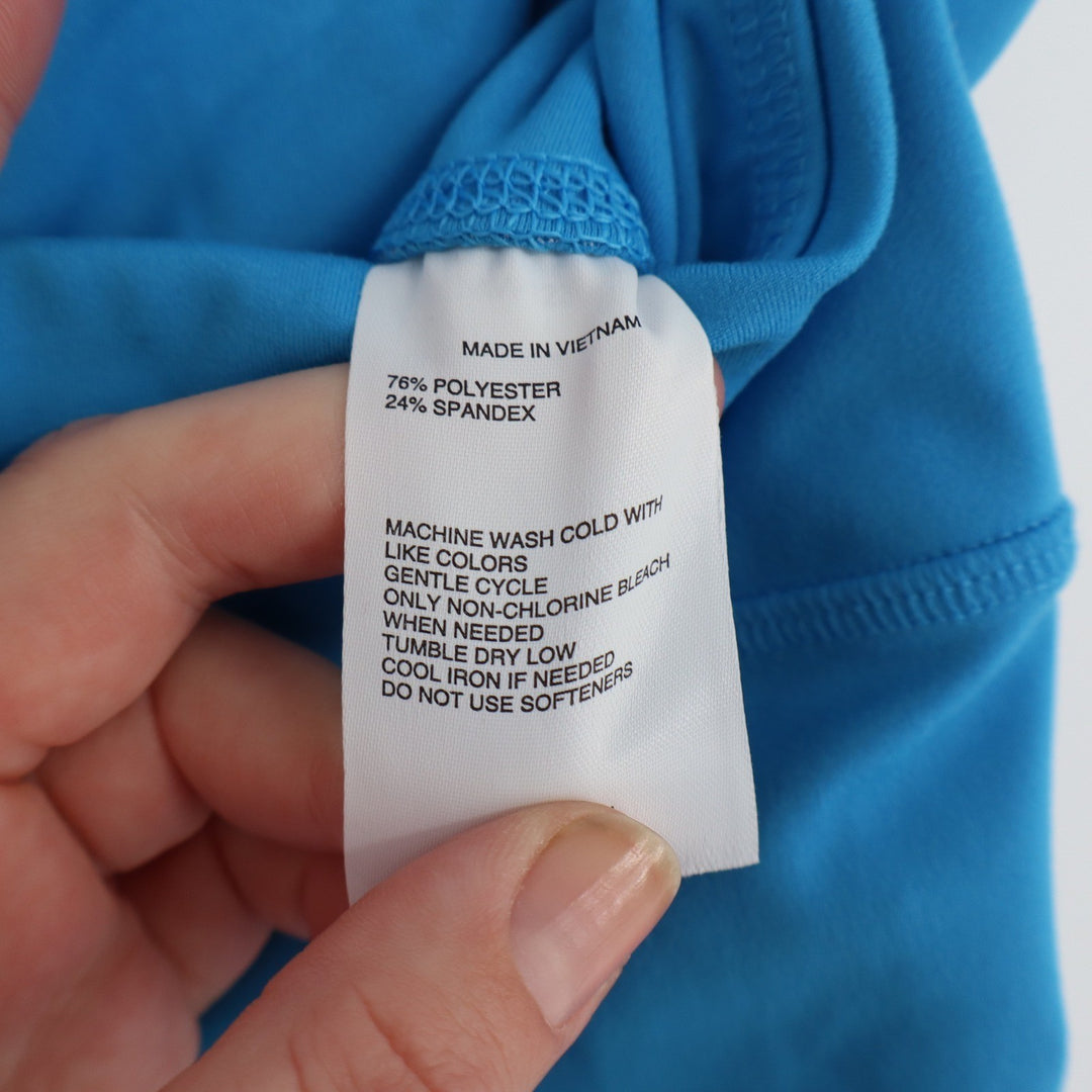 DSG Momentum 7/8 High Rise Leggings Aqua Blue XXL Side Pockets